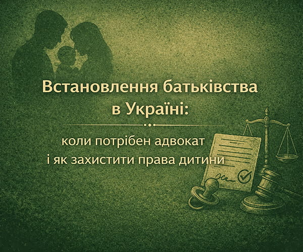Встановлення батьківства в Україні: коли потрібен адвокат і як захистити права дитини